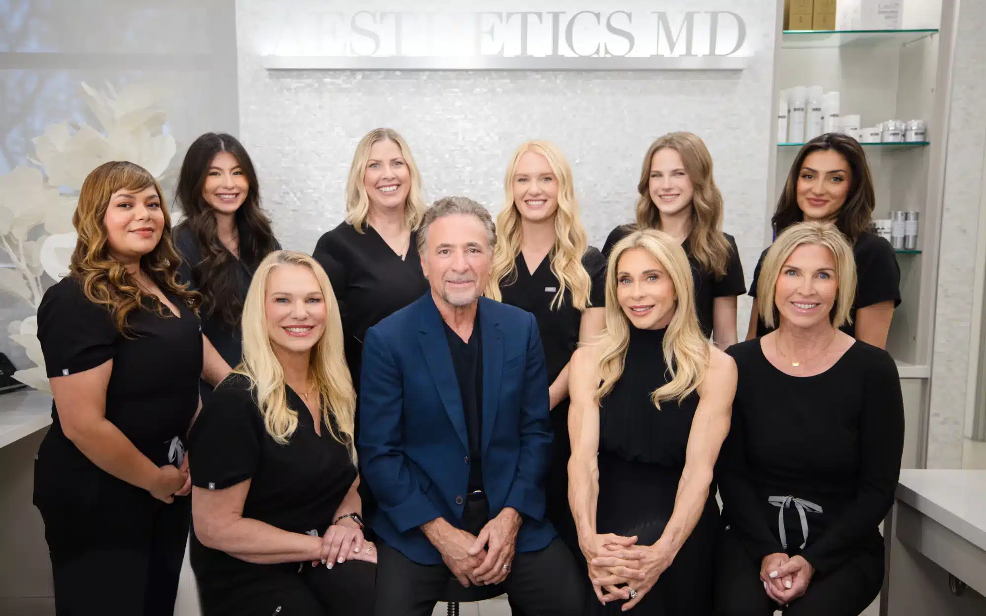 The office team at Aesthetics MD in Newport Beach, CA.