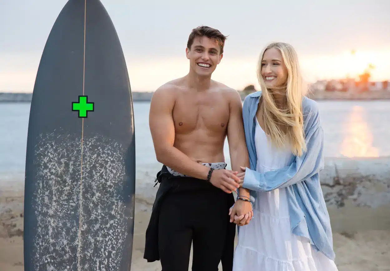 Morpheus8 logo with model woman smiling.