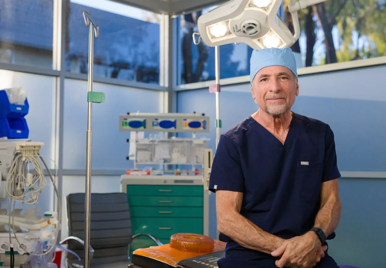 Morpheus8 logo with model woman smiling.